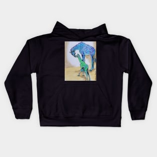 April and Tajiri Giraffes Kids Hoodie